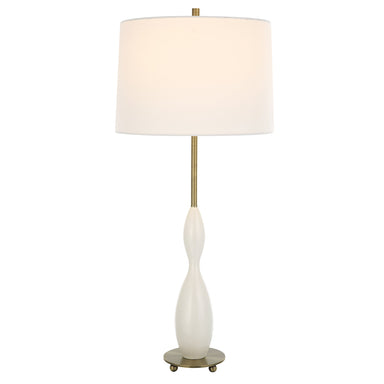 Uttermost Home Decor Uttermost Annora Glossy White Table Lamp