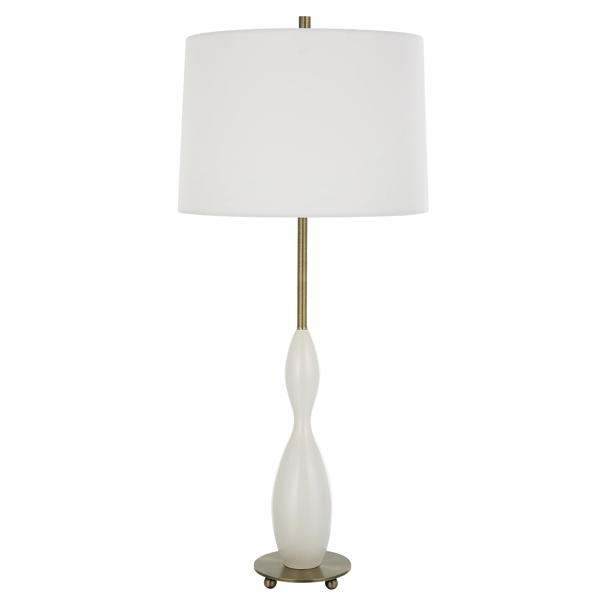 Uttermost Home Uttermost Annora Glossy White Table Lamp