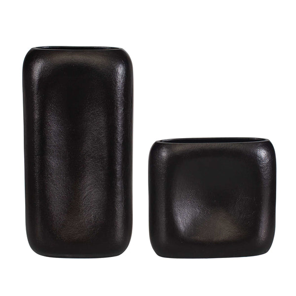 Uttermost Uttermost Anodic Dark Brown Vases Set/2