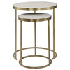 Uttermost Furniture Uttermost Aragon White Nesting Tables Set/2