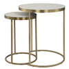 Uttermost Furniture Uttermost Aragon White Nesting Tables Set/2