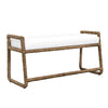 Uttermost Furniture Uttermost Araiza White Fabric Bench