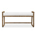 Uttermost Furniture Uttermost Araiza White Fabric Bench