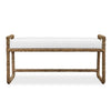 Uttermost Furniture Uttermost Araiza White Fabric Bench