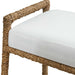 Uttermost Furniture Uttermost Araiza White Fabric Bench