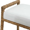Uttermost Furniture Uttermost Araiza White Fabric Bench
