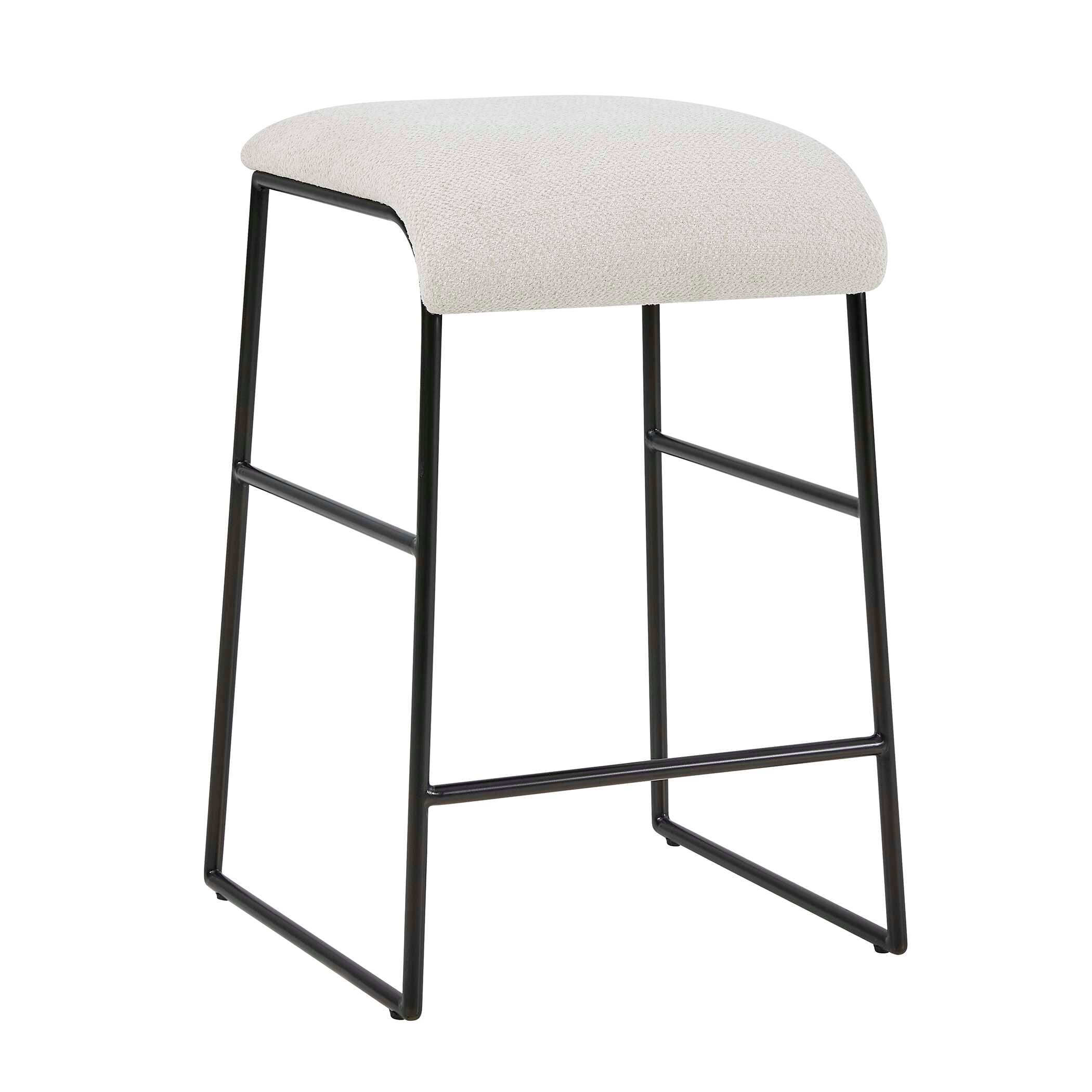 Uttermost Uttermost Arcane Ecru Counter Stool
