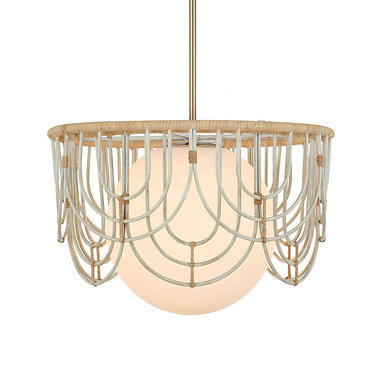 Uttermost Lighting Uttermost Arches 1 Light Rattan Pendant