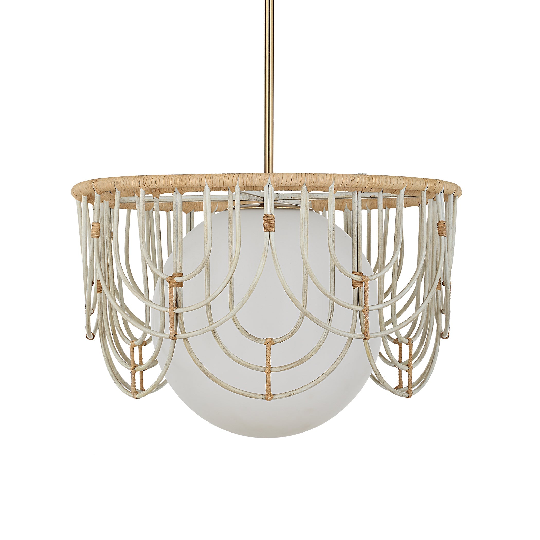 Uttermost Lighting Uttermost Arches 1 Light Rattan Pendant