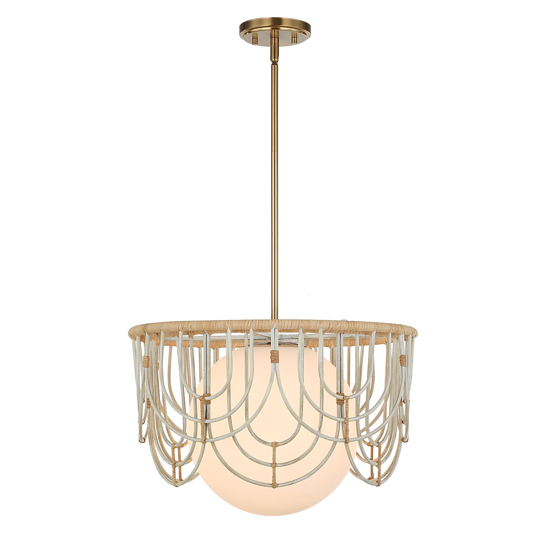 Uttermost Lighting Uttermost Arches 1 Light Rattan Pendant