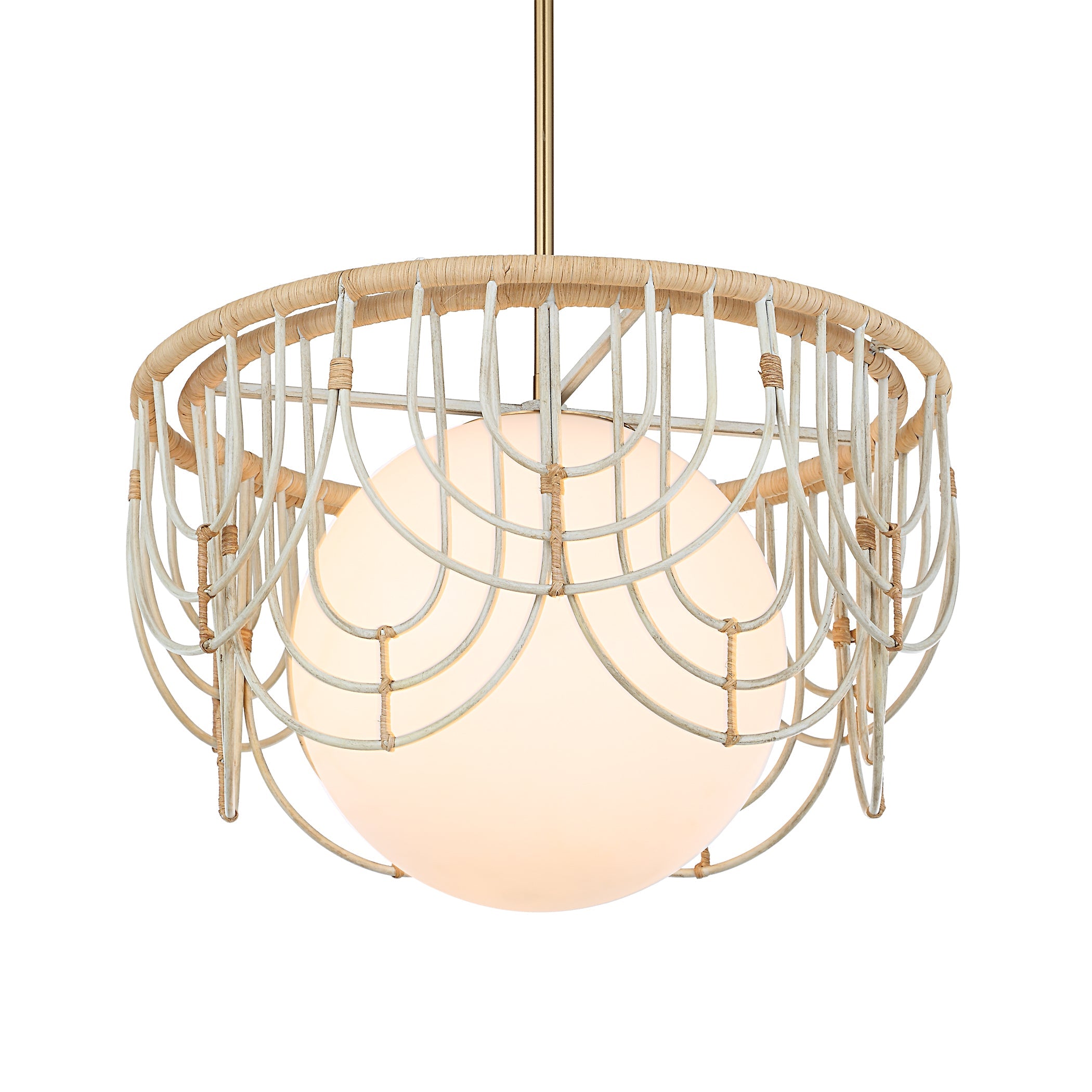 Uttermost Lighting Uttermost Arches 1 Light Rattan Pendant