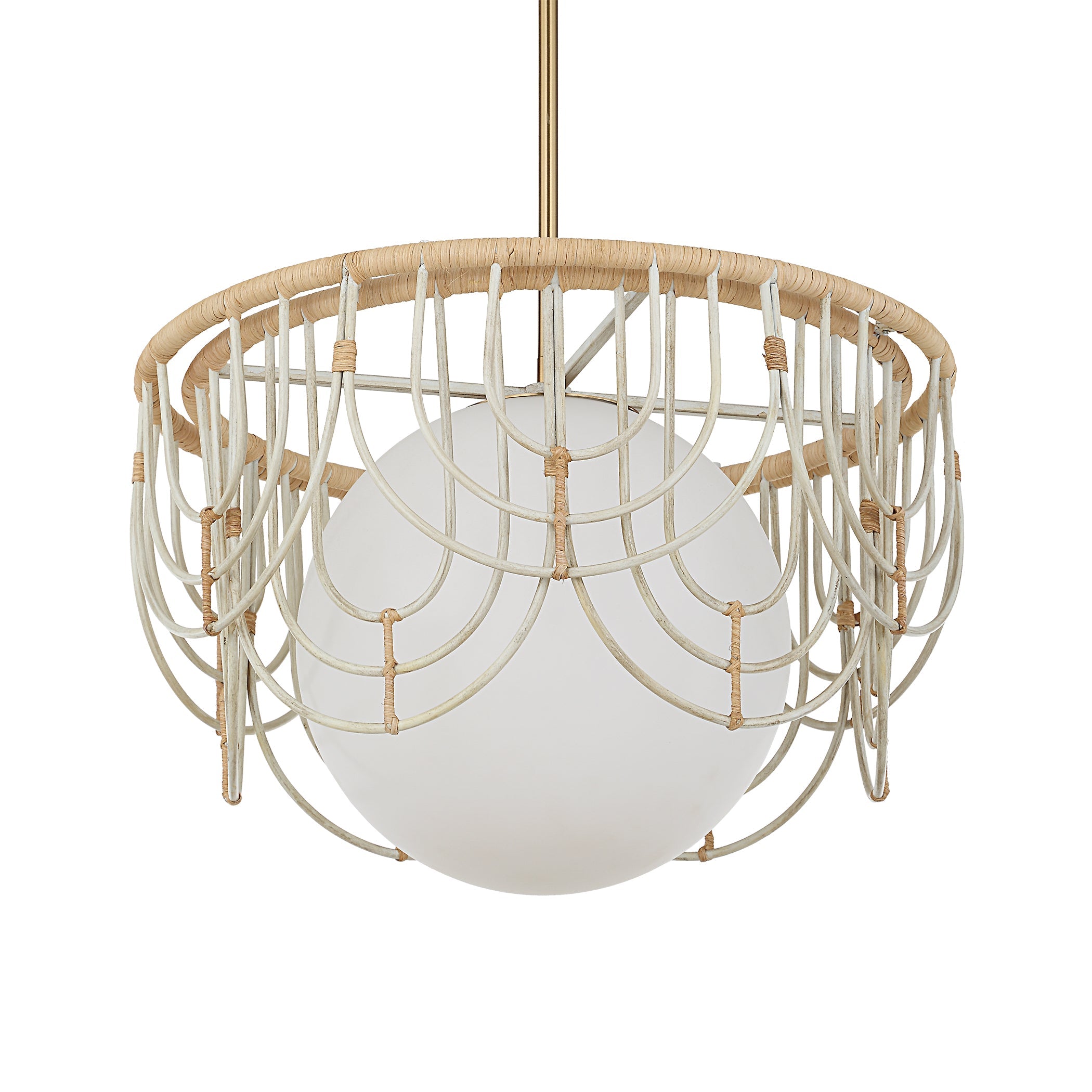 Uttermost Lighting Uttermost Arches 1 Light Rattan Pendant