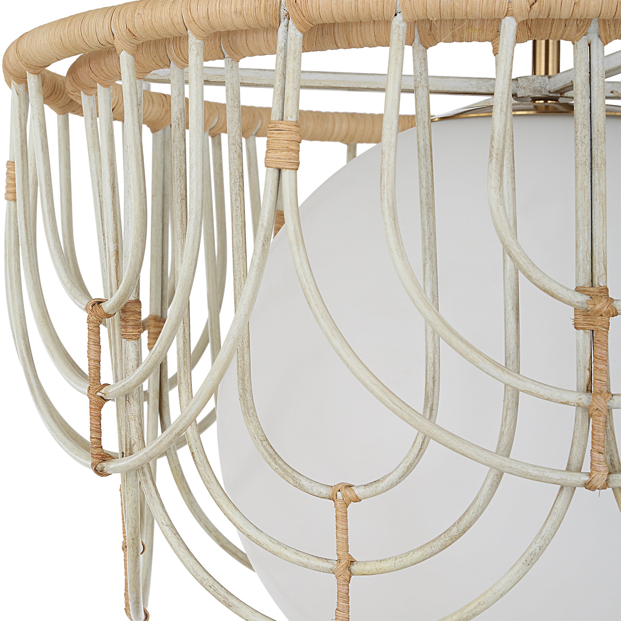 Uttermost Lighting Uttermost Arches 1 Light Rattan Pendant