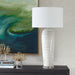 Uttermost Lighting Uttermost Arden White Glaze Table Lamp