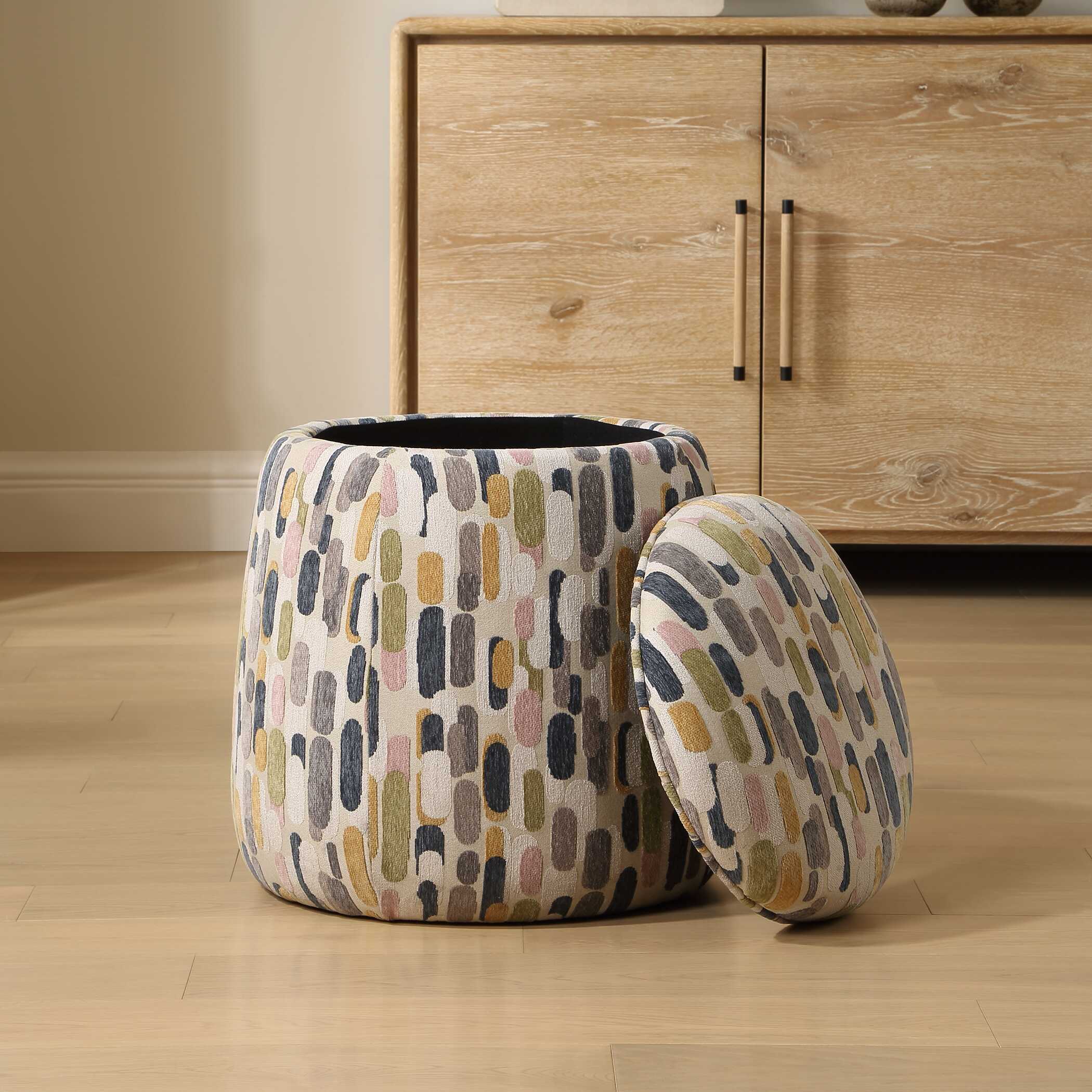 Uttermost Uttermost Arem Upholstered Multi-Color Ottoman