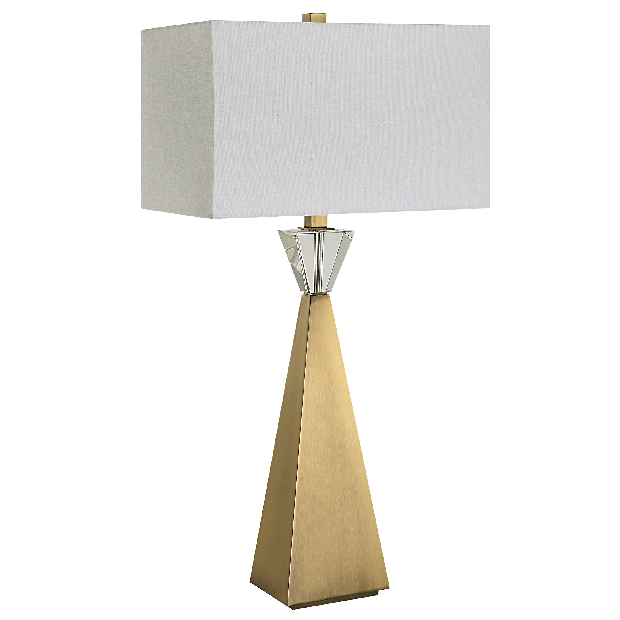 Uttermost Home Uttermost Arete Modern Brass Table Lamp
