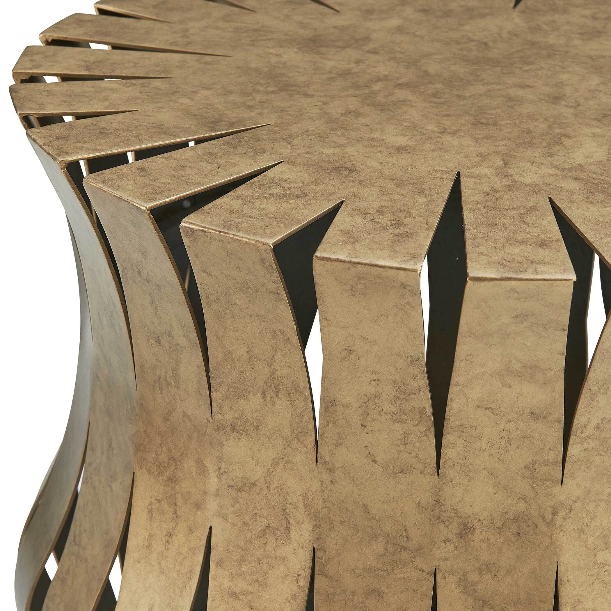Uttermost Uttermost Arida Aged Gold Accent Table