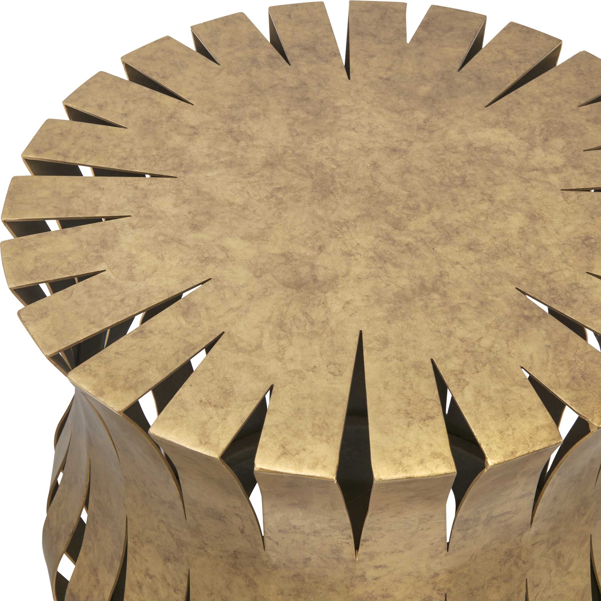 Uttermost Uttermost Arida Aged Gold Accent Table