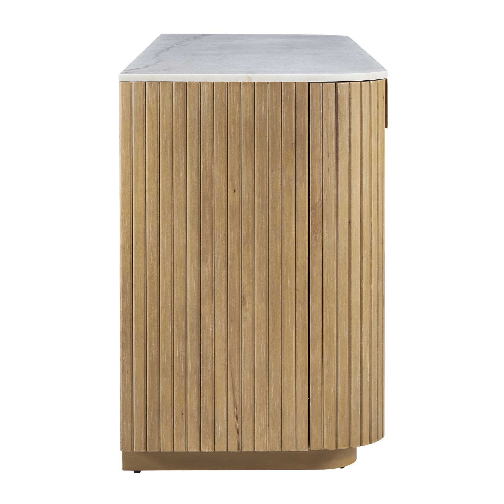 Uttermost Furniture Uttermost Arik 4 Door Walnut Cabinet