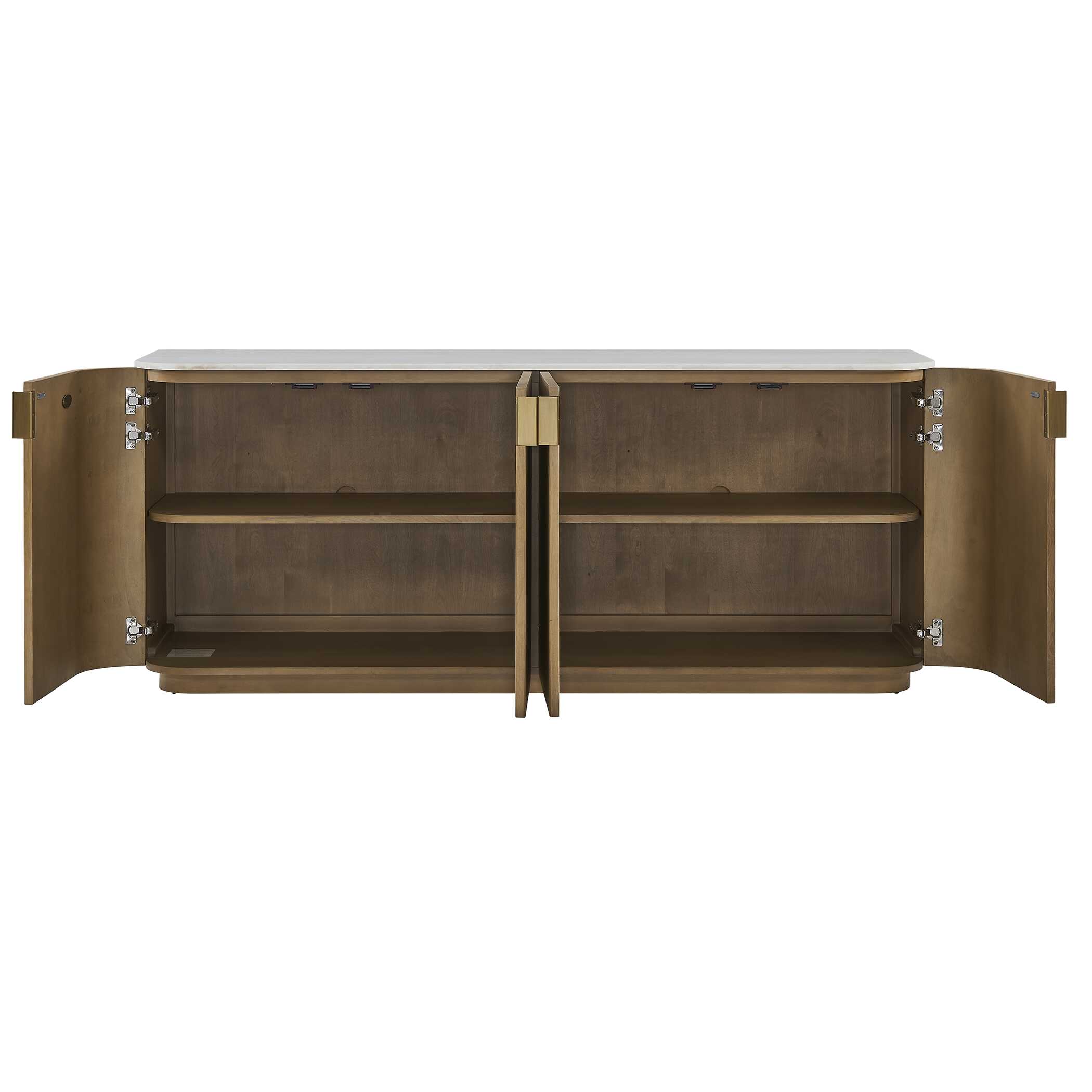 Uttermost Furniture Uttermost Arik 4 Door Walnut Cabinet