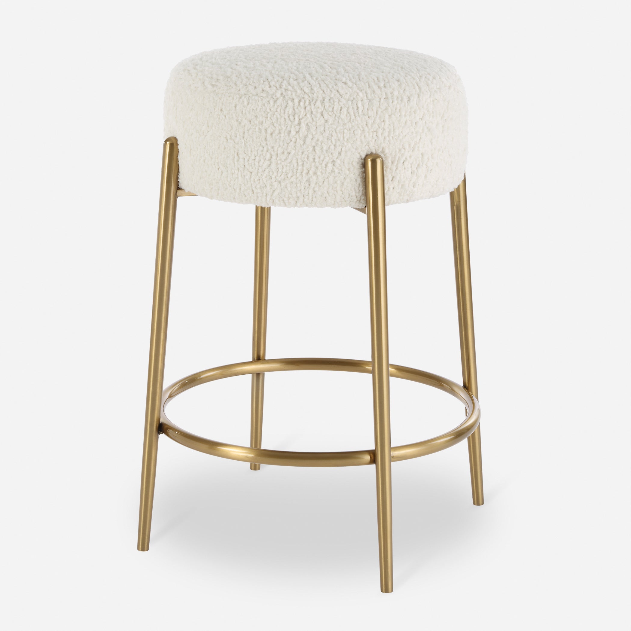 Uttermost Furniture Uttermost Arles Brass Counter Stool