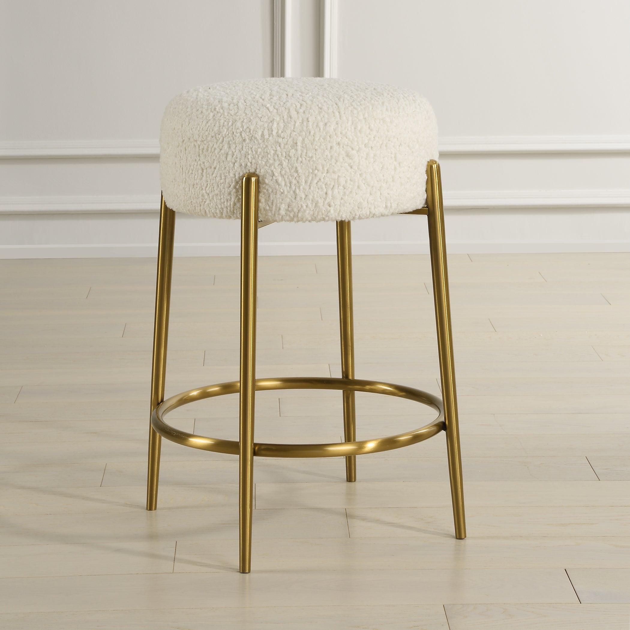 Uttermost Furniture Uttermost Arles Brass Counter Stool