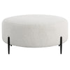 Uttermost Home Decor Motor Freight - Est Rate Quoted Uttermost Arles Large Plush White Ottoman