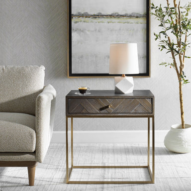 Uttermost Furniture Uttermost Armistead Walnut Side Table
