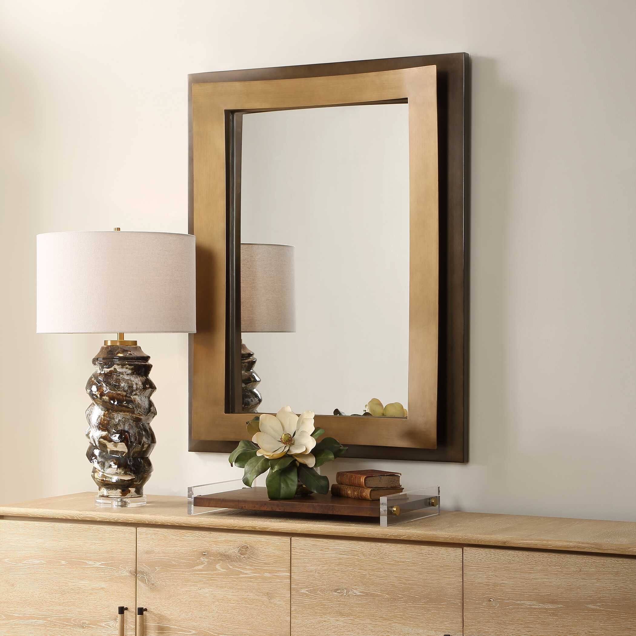Uttermost Uttermost Around The Bend Golden Bronze Mirror