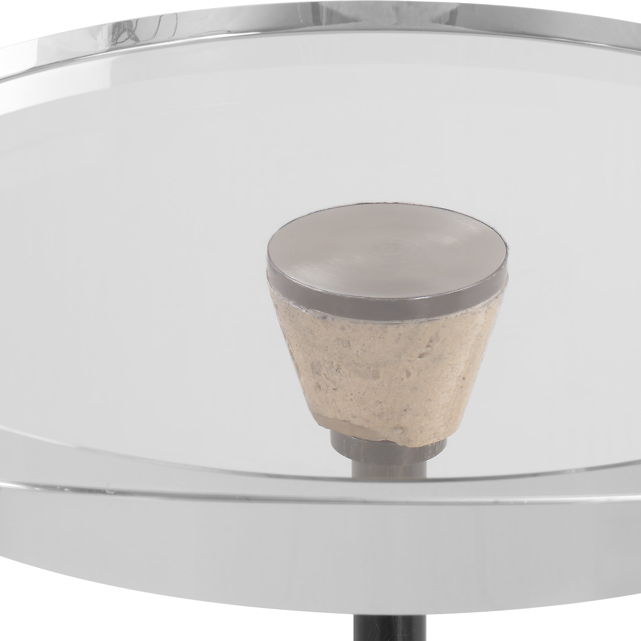 Uttermost Furniture Uttermost Arthur Crystal Drink Table