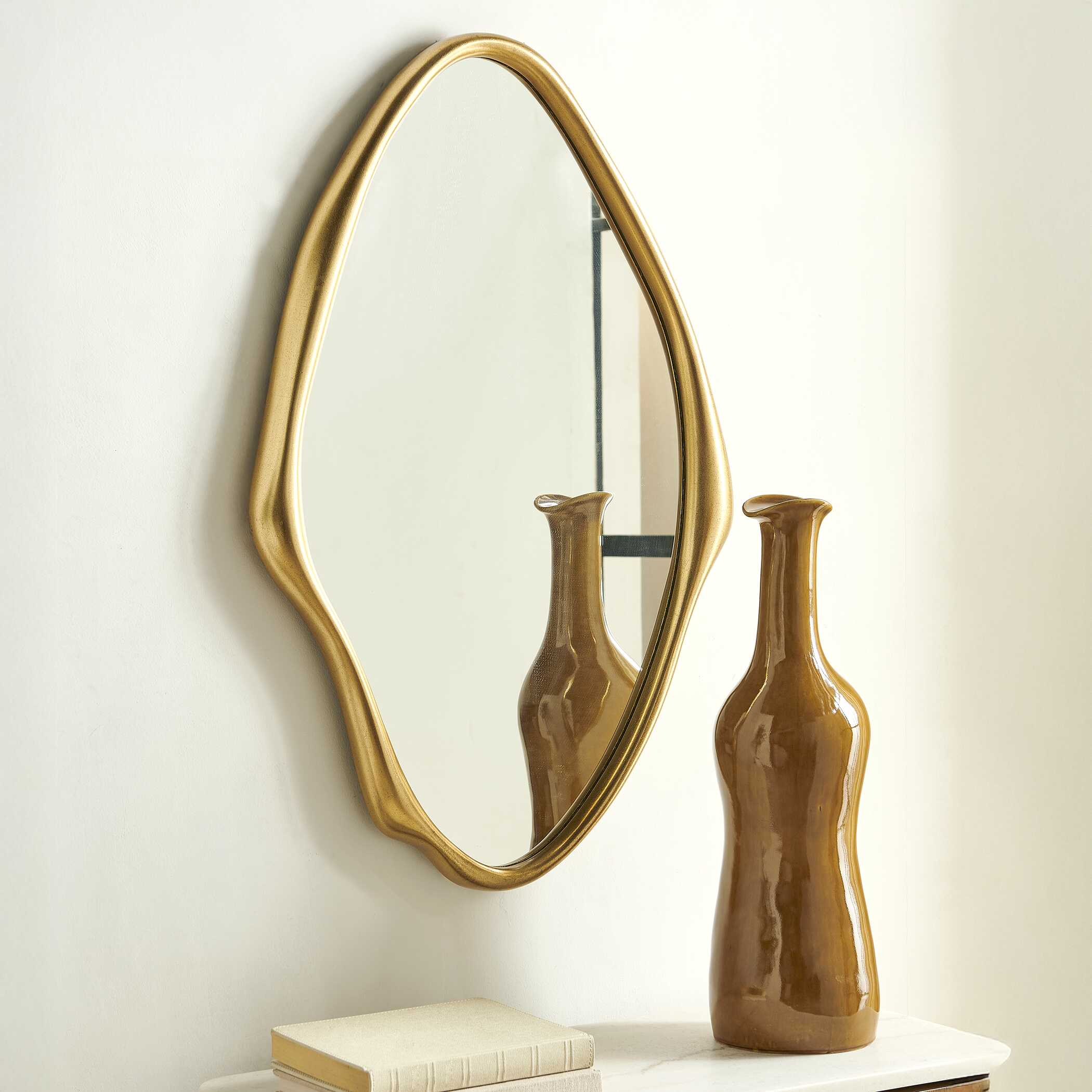 Uttermost Home Decor Uttermost Aster Abstract Gold Mirror