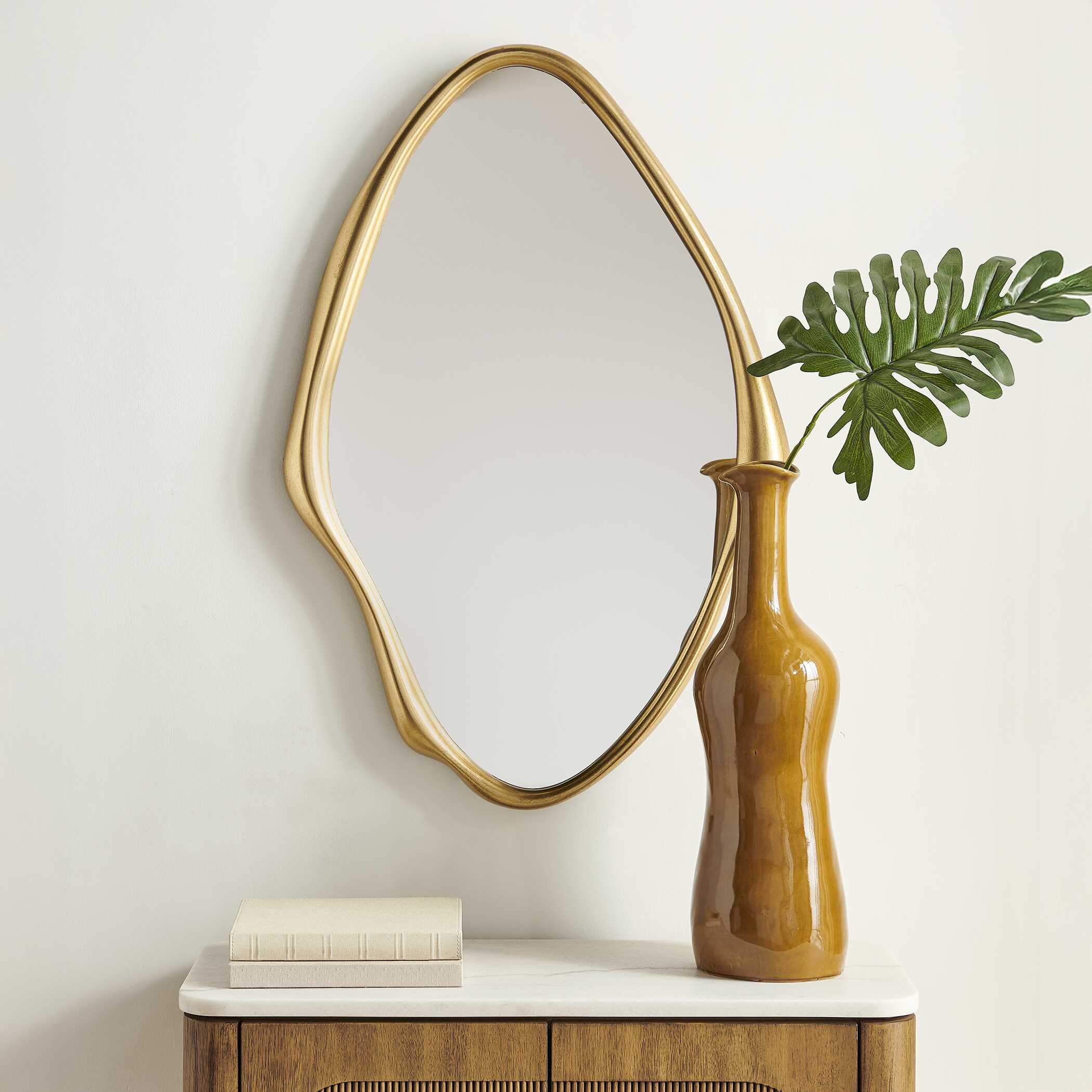 Uttermost Home Decor Uttermost Aster Abstract Gold Mirror