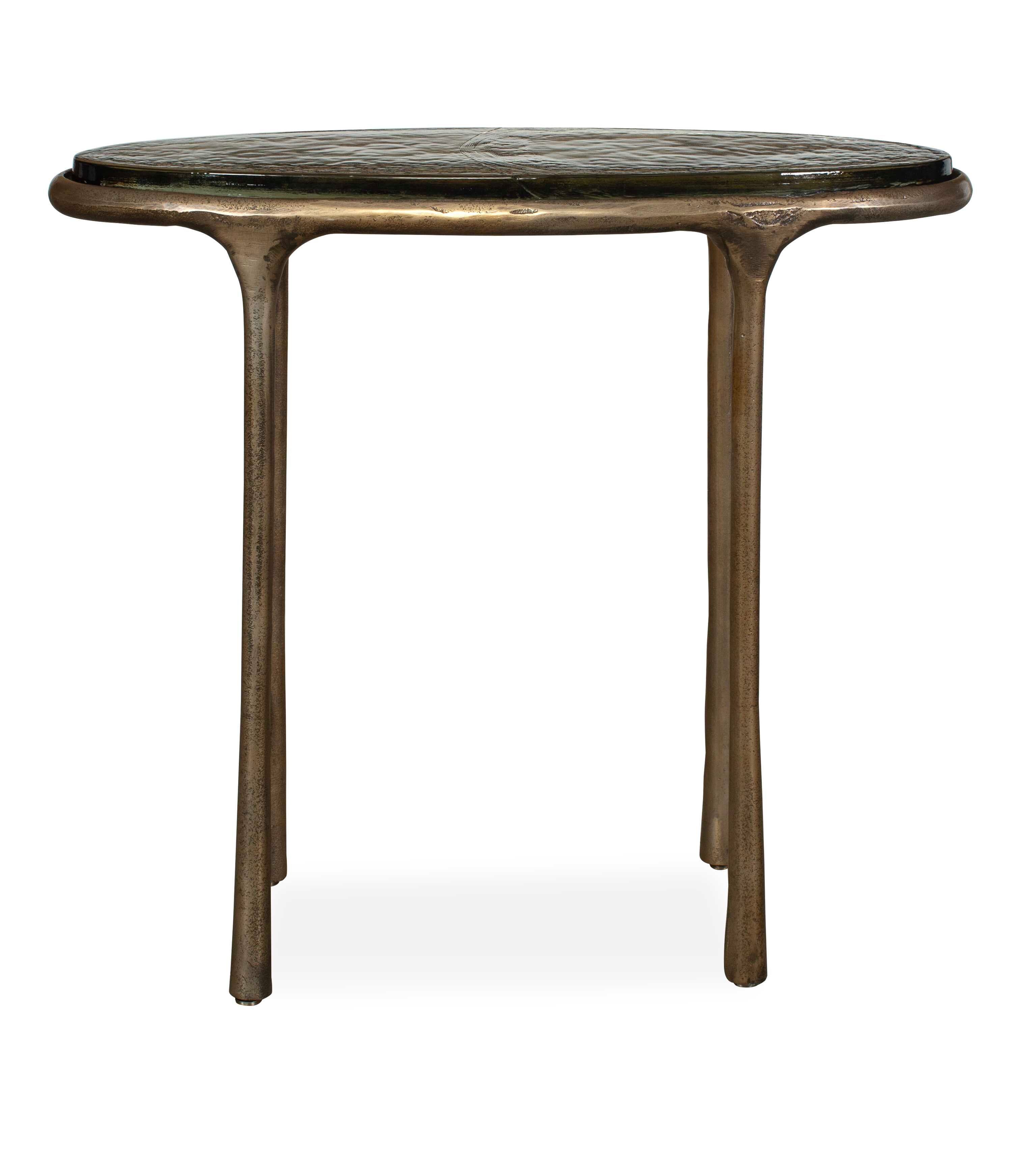 Uttermost Furniture Uttermost Ata Oval Brass Accent Table