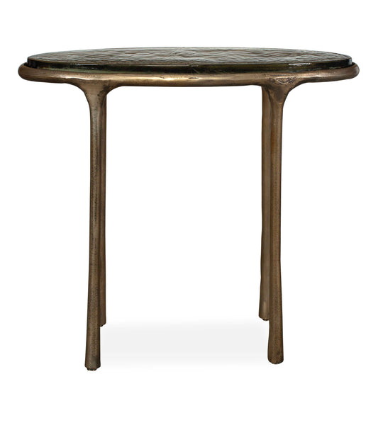 Uttermost Furniture Uttermost Ata Oval Brass Accent Table