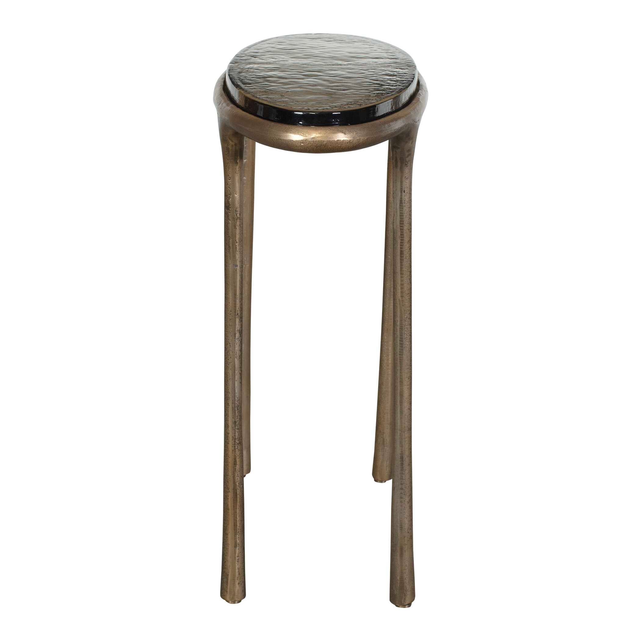 Uttermost Furniture Uttermost Ata Oval Brass Accent Table