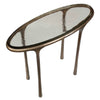 Uttermost Furniture Uttermost Ata Oval Brass Accent Table