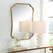 Uttermost Home Uttermost Athena Brushed Brass Mirror