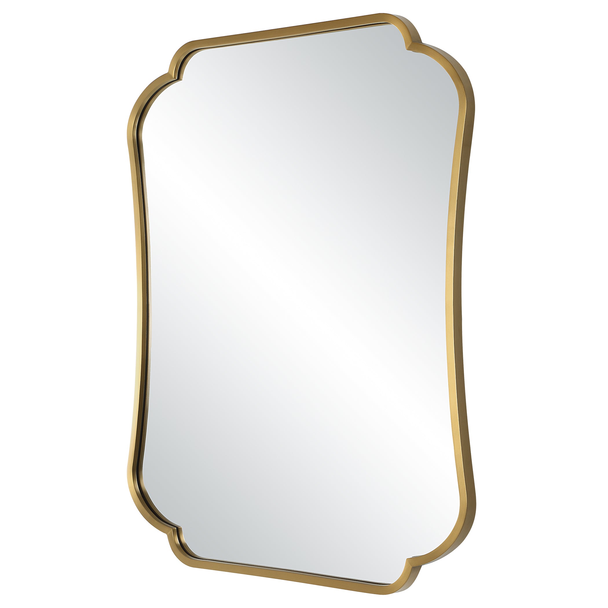 Uttermost Home Uttermost Athena Brushed Brass Mirror