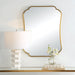 Uttermost Home Uttermost Athena Brushed Brass Mirror