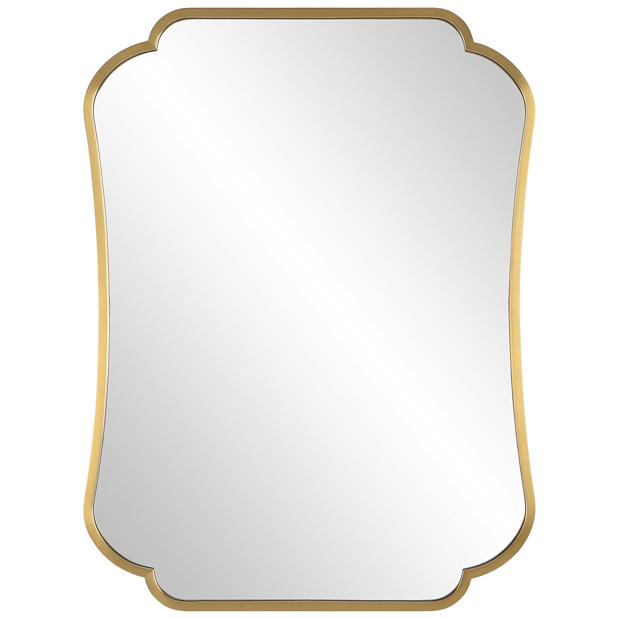 Uttermost Home Uttermost Athena Brushed Brass Mirror