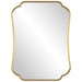 Uttermost Home Uttermost Athena Brushed Brass Mirror