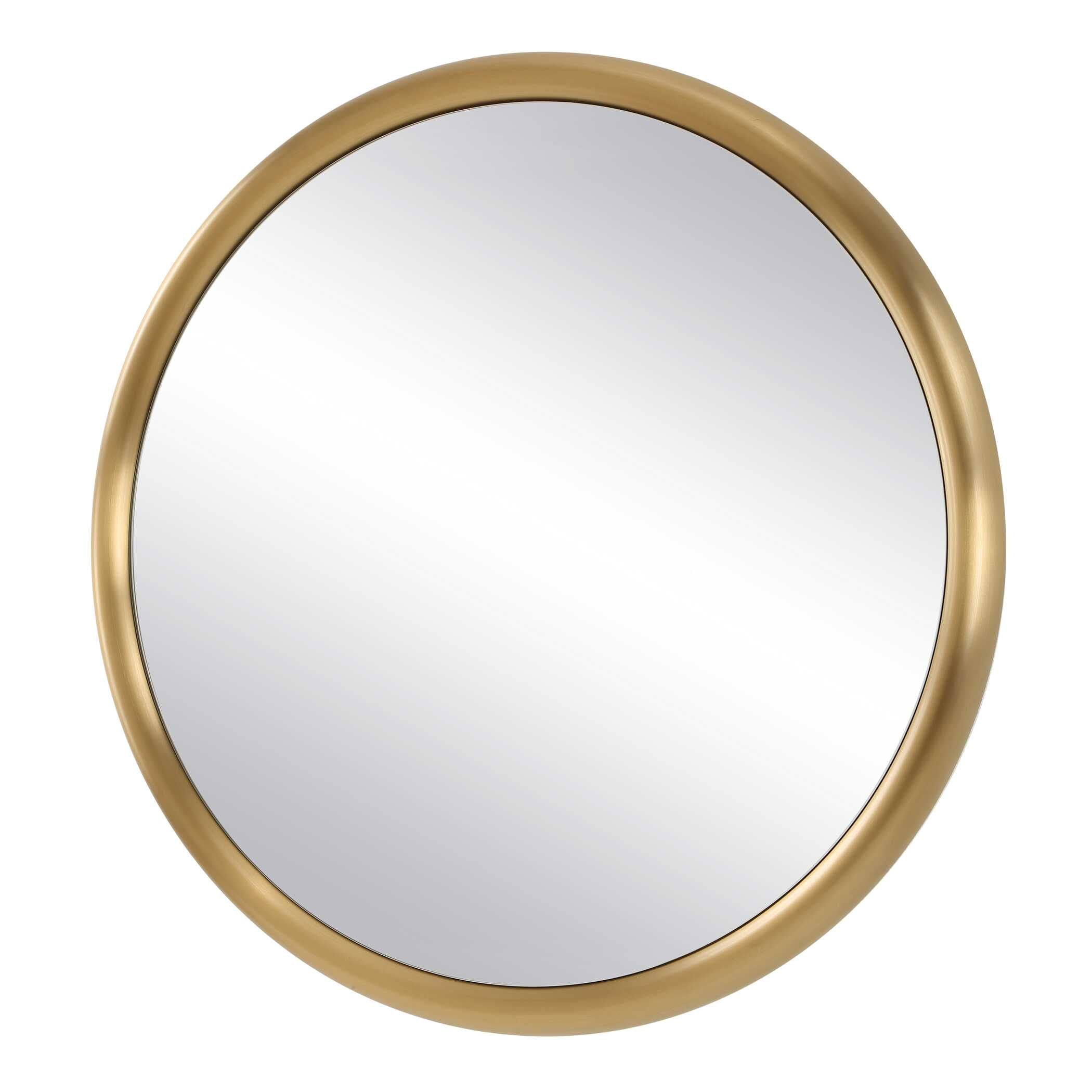 Uttermost Uttermost Atkinson Modern Brass Round Mirror
