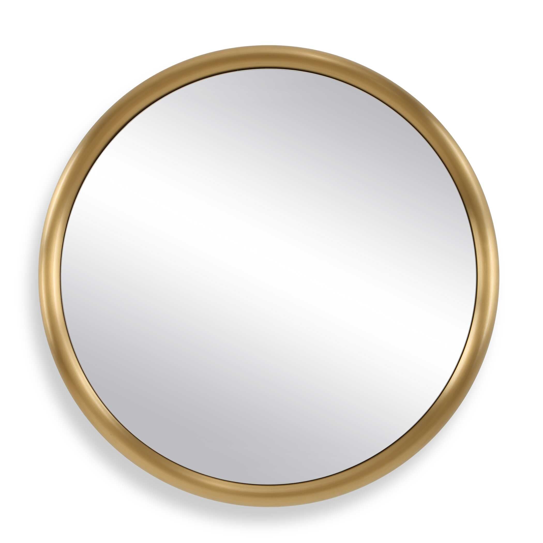 Uttermost Uttermost Atkinson Modern Brass Round Mirror
