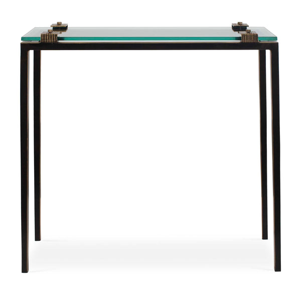 Uttermost Furniture Uttermost Averona Glass Top Accent Table