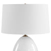 Uttermost Lighting Uttermost Avery White Glaze Table Lamp