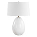 Uttermost Lighting Uttermost Avery White Glaze Table Lamp
