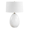 Uttermost Lighting Uttermost Avery White Glaze Table Lamp