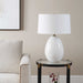 Uttermost Lighting Uttermost Avery White Glaze Table Lamp