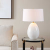 Uttermost Lighting Uttermost Avery White Glaze Table Lamp