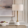 Uttermost Lighting Uttermost Avola White Marble Table Lamp
